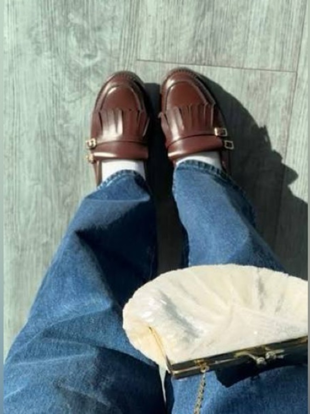 Sézane Joey Loafers in Glossy Chocolate FR 39 / US 8 - Picture 10 of 10